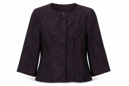 CCS Womens Purple Floral  Jacket  Size 12