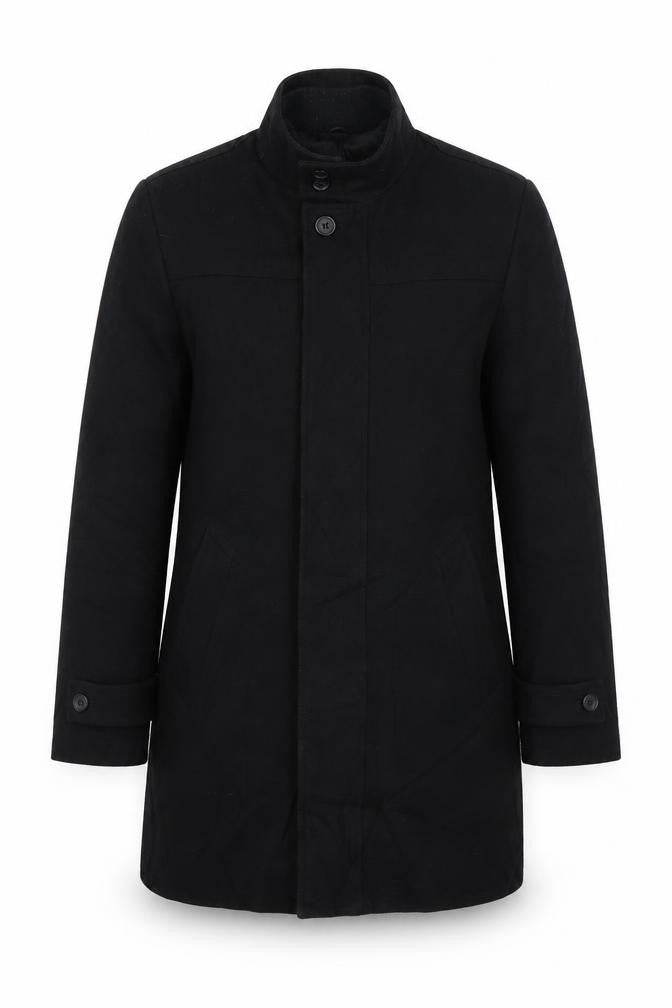 Womens UK Size S Burton Black Trench Coat