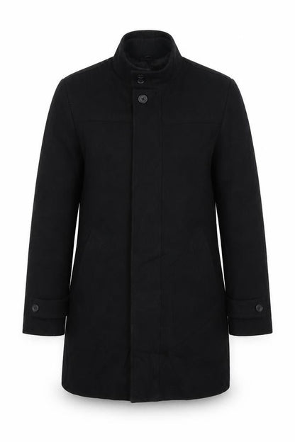 Womens UK Size S Burton Black Trench Coat