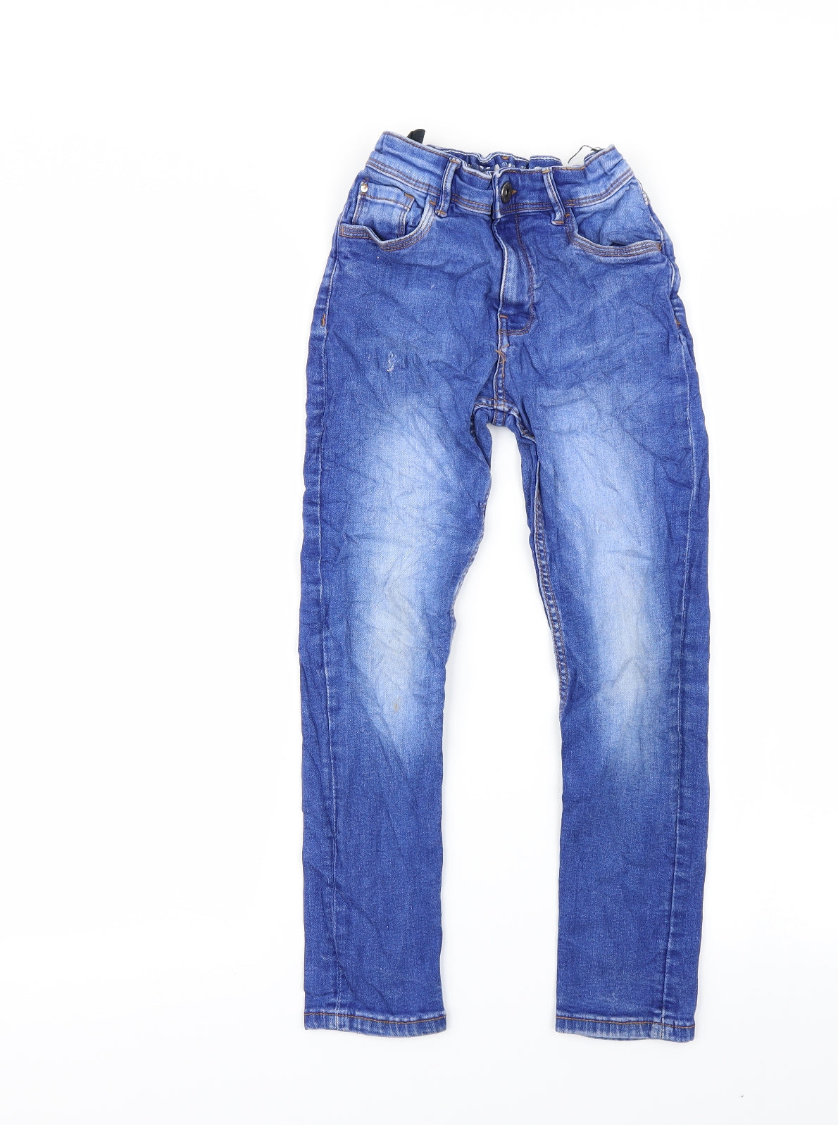 Preworn Girls Blue   Skinny Jeans Size 9 Years
