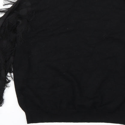 Womens UK Size S New Look Black Basic Blouse