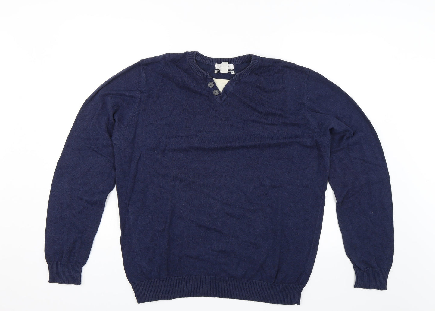 Cedar Wood State Mens Blue   Pullover Jumper Size XL