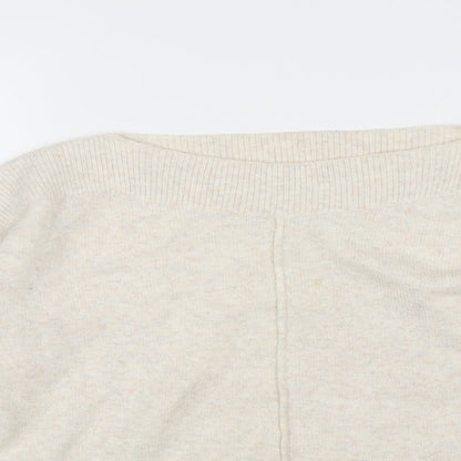 George Womens White   Pullover Jumper Size S