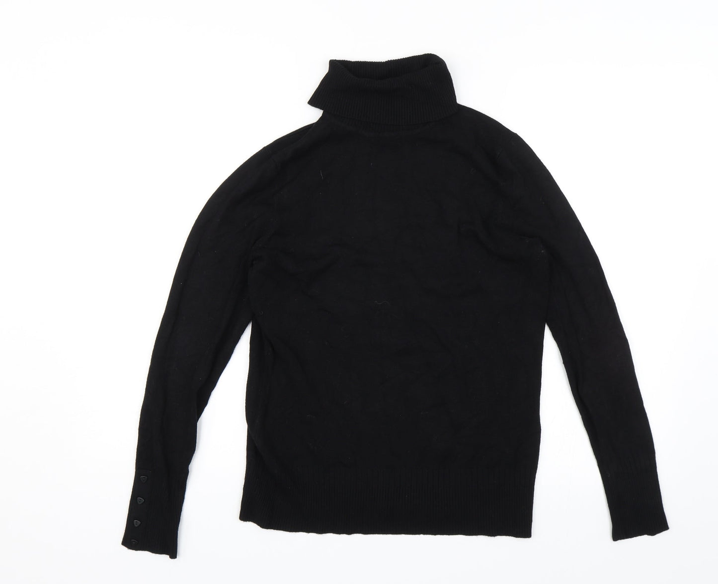 Womens UK Size 12 M&Co Black Pullover Jumper