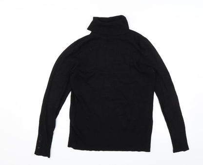 Womens UK Size 12 M&Co Black Pullover Jumper
