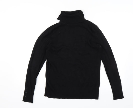Womens UK Size 12 M&Co Black Pullover Jumper