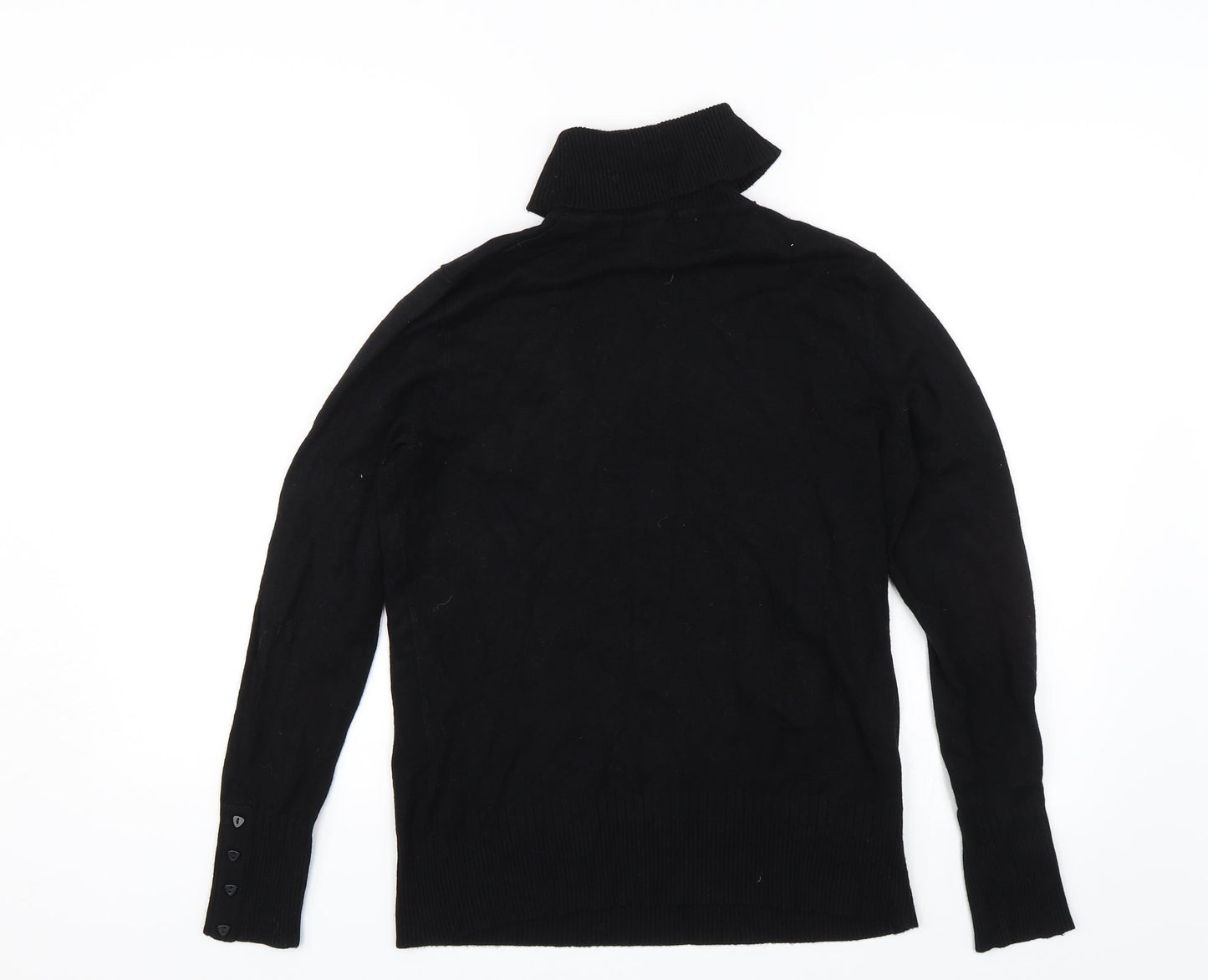 Womens UK Size 12 M&Co Black Pullover Jumper