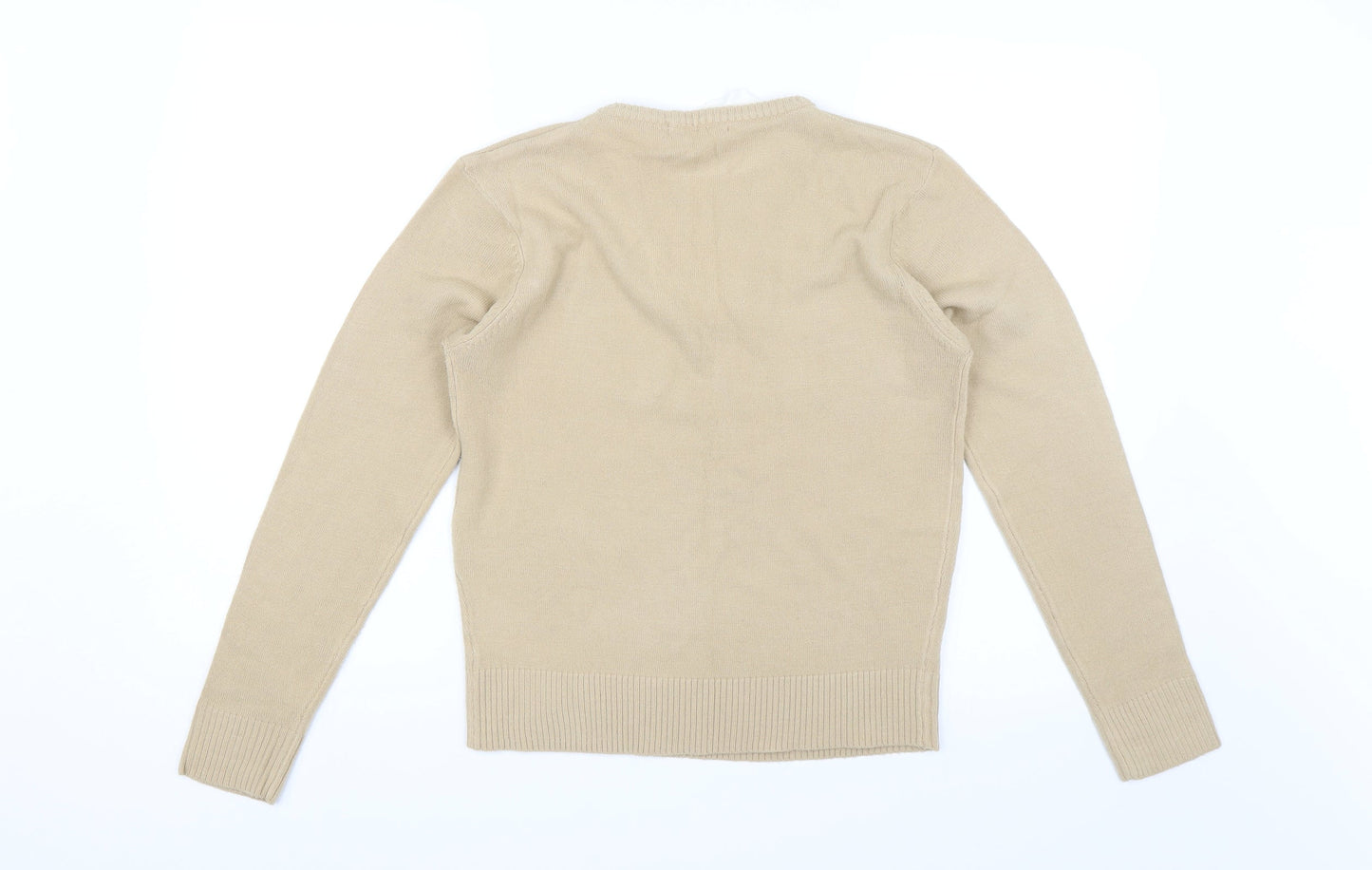 M&Co Womens Beige   Pullover Jumper Size S