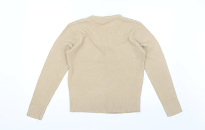 M&Co Womens Beige   Pullover Jumper Size S