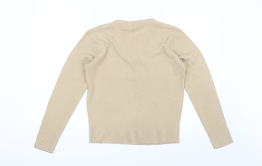 M&Co Womens Beige   Pullover Jumper Size S