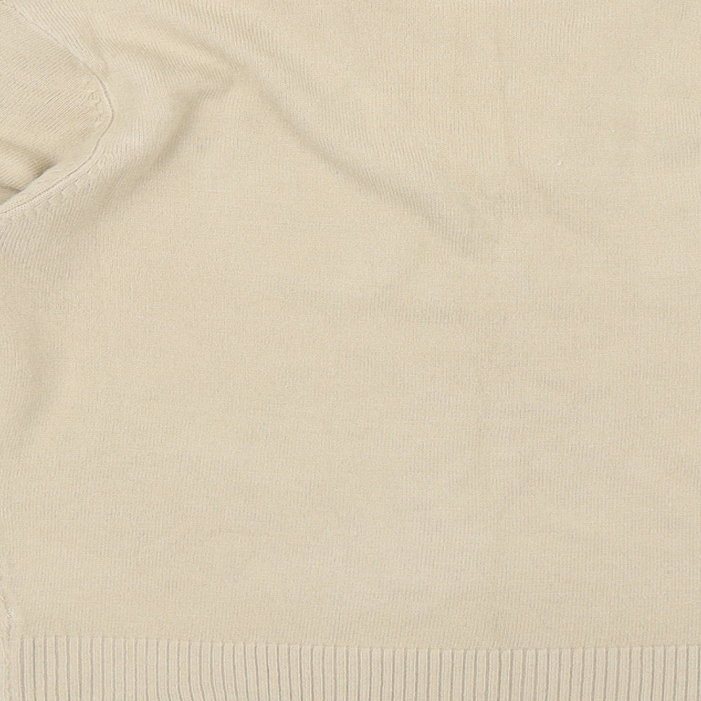 M&Co Womens Beige   Pullover Jumper Size S