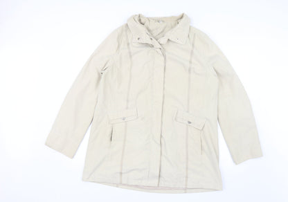 Klass Collection Womens Beige   Jacket  Size L