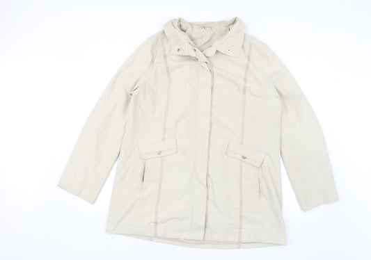 Klass Collection Womens Beige   Jacket  Size L
