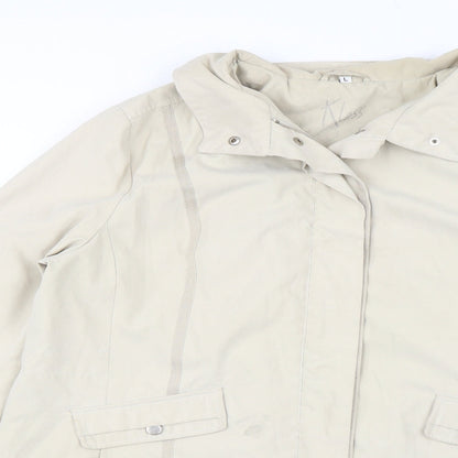 Klass Collection Womens Beige   Jacket  Size L
