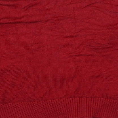 Womens UK Size 16 Warehouse Red Shrug Jumper