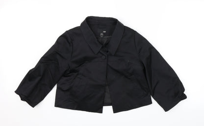 H&M Womens Black   Jacket  Size 12