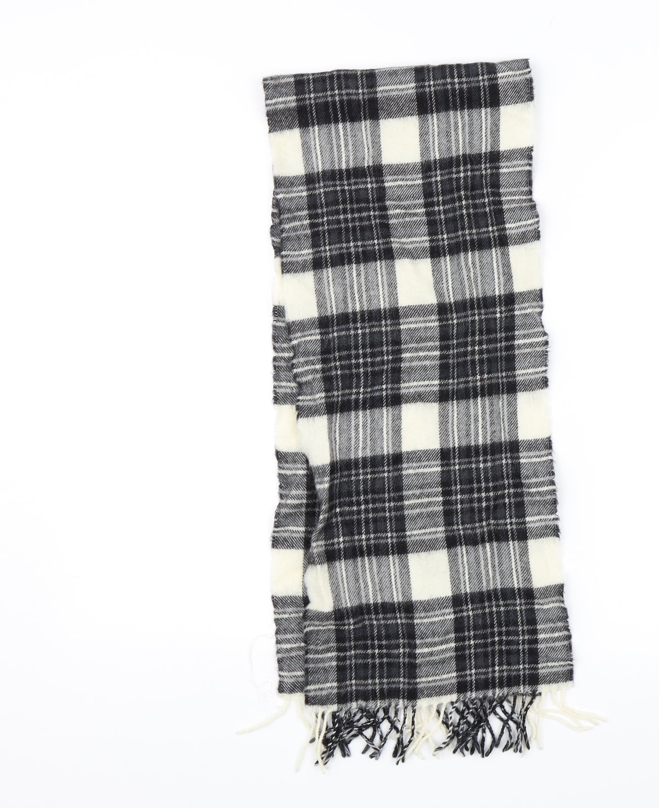 Ingles Buchan Unisex Black Plaid   Scarf