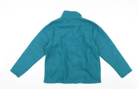 Anne De Lancay Womens Green   Full Zip Jumper Size S