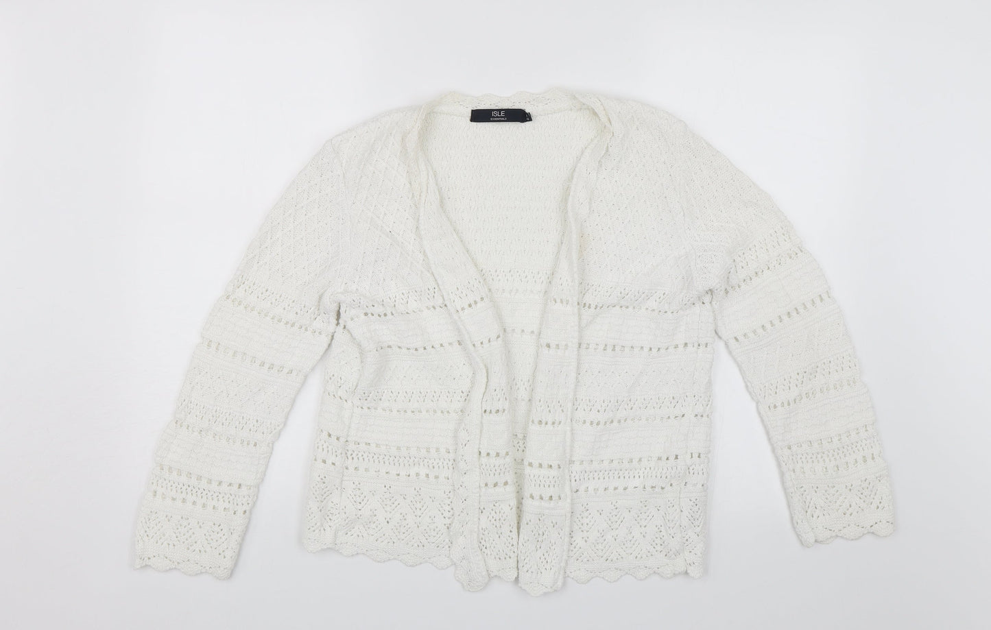 Womens UK Size M Isle White Jacket