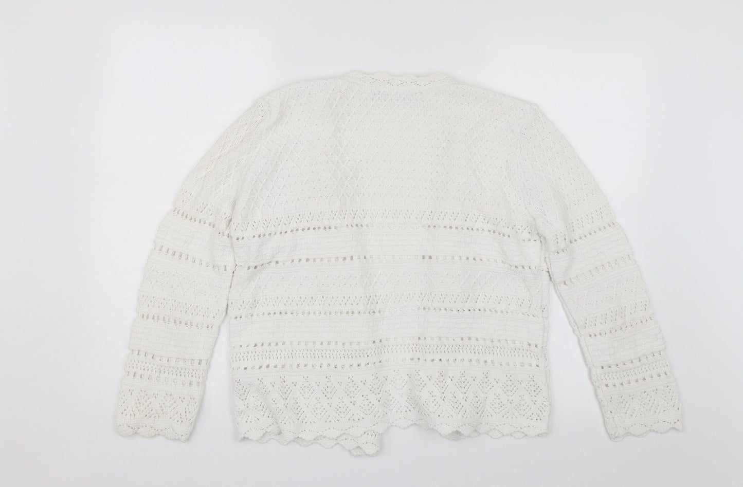 Womens UK Size M Isle White Jacket
