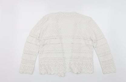 Womens UK Size M Isle White Jacket