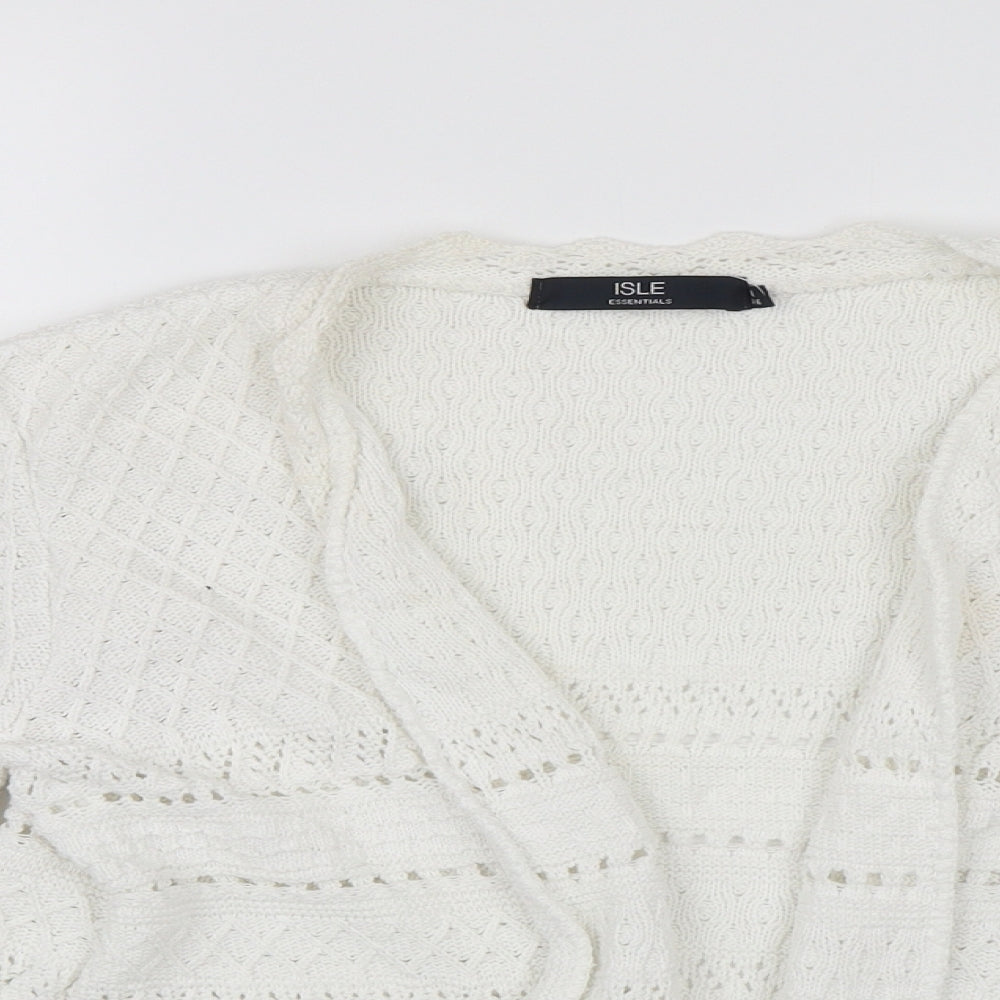 Womens UK Size M Isle White Jacket