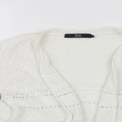 Womens UK Size M Isle White Jacket