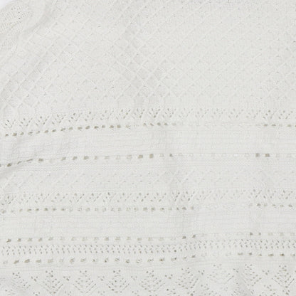 Womens UK Size M Isle White Jacket