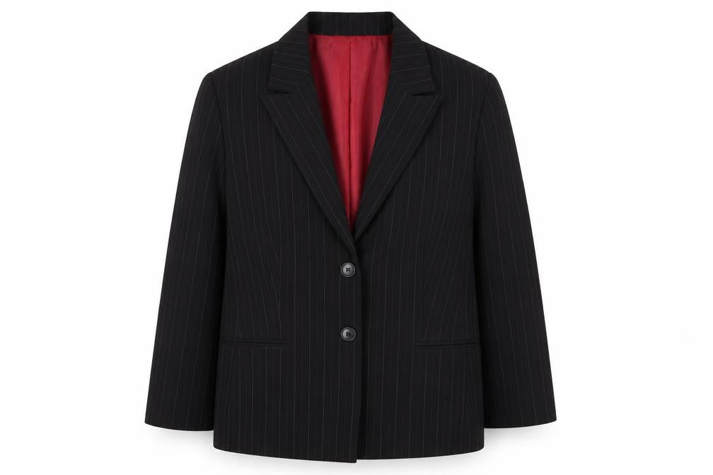 Womens UK Size 20 AMARANTO Regular Black Blazer