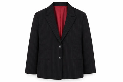 Womens UK Size 20 AMARANTO Regular Black Blazer