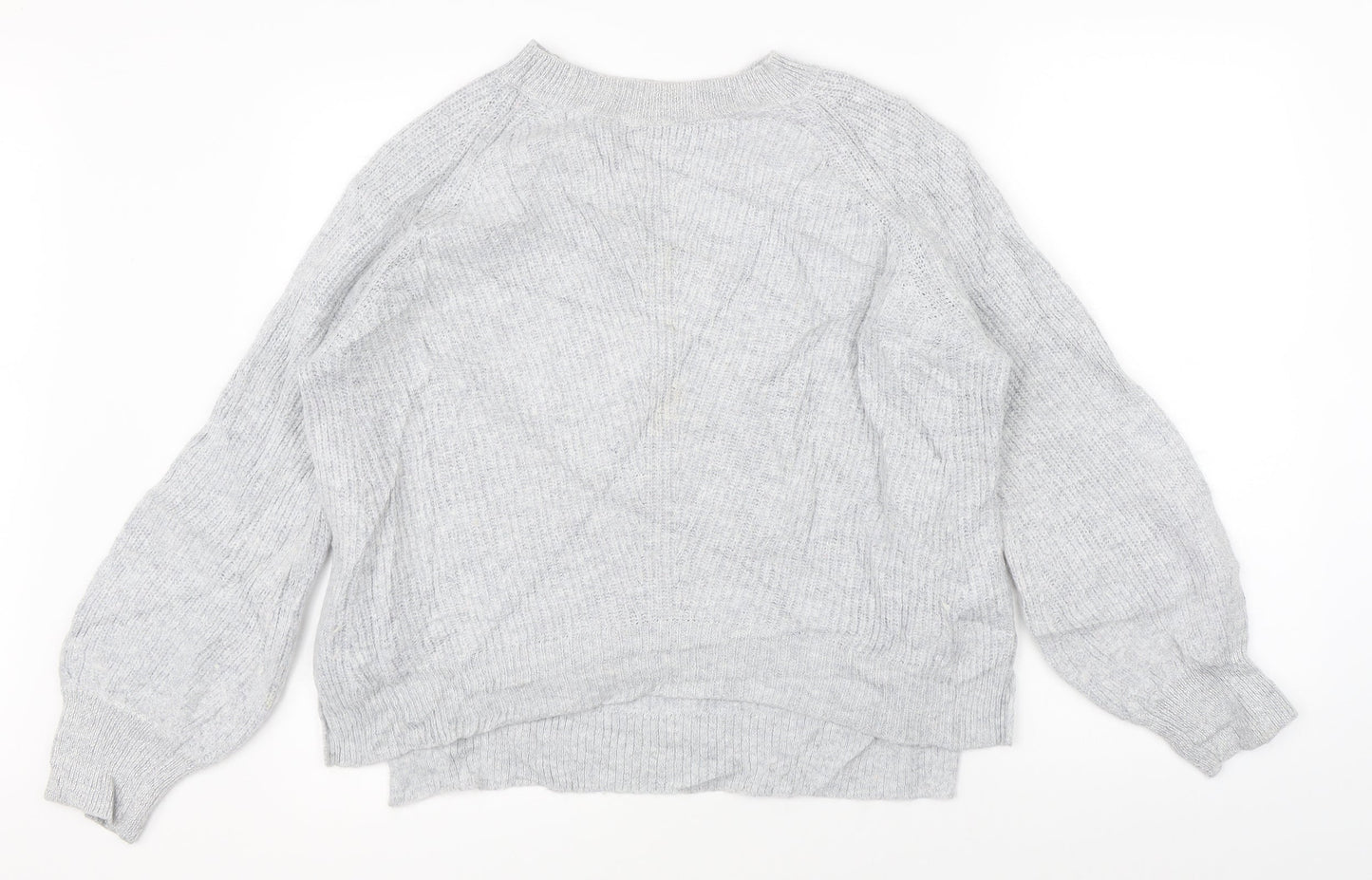Womens UK Size M Marks & Spencer Grey Pullover Jumper