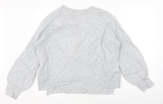Womens UK Size M Marks & Spencer Grey Pullover Jumper