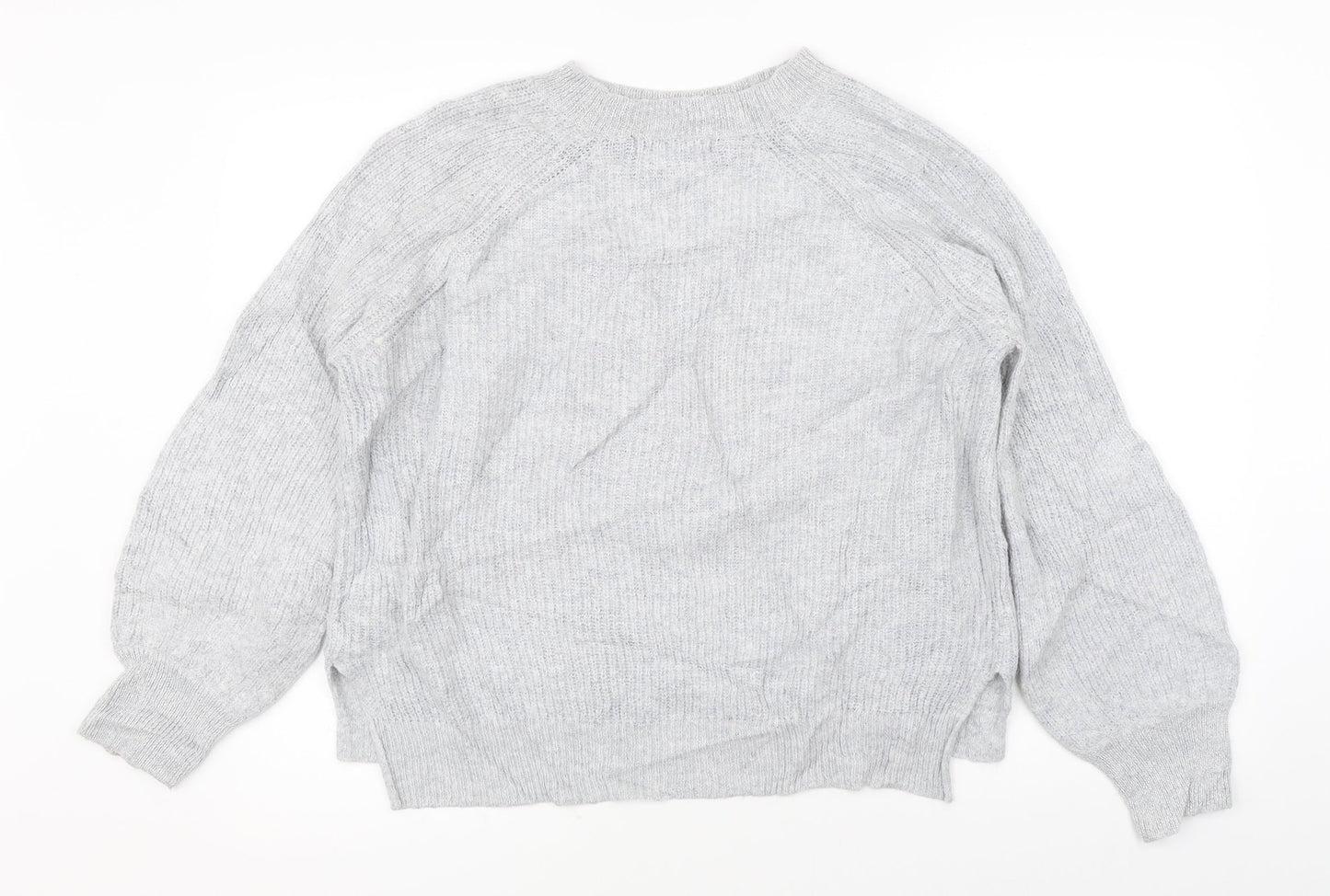 Womens UK Size M Marks & Spencer Grey Pullover Jumper
