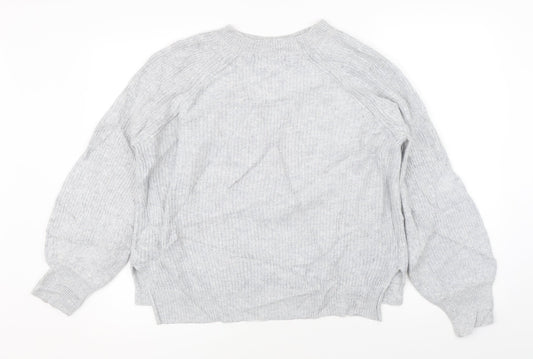 Womens UK Size M Marks & Spencer Grey Pullover Jumper