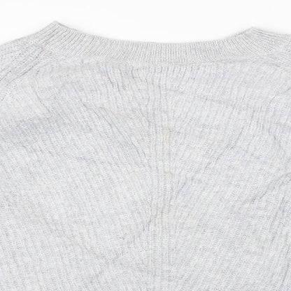 Womens UK Size M Marks & Spencer Grey Pullover Jumper