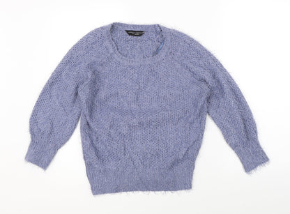 Dorothy Perkins Womens Blue   Pullover Jumper Size 8