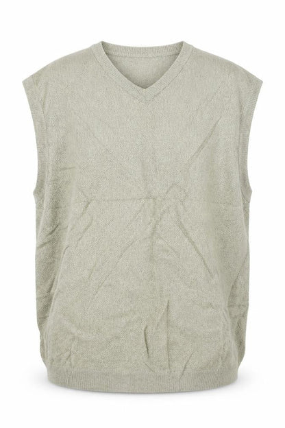 Geoffrey Beene Womens Green   Vest Jumper Size L