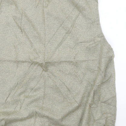 Geoffrey Beene Womens Green   Vest Jumper Size L