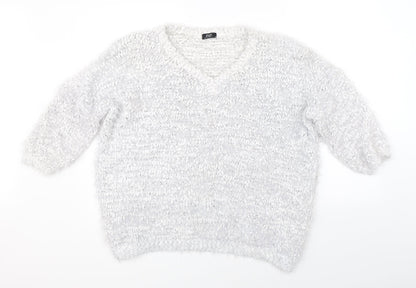 F&F Womens Grey   Pullover Jumper Size 16