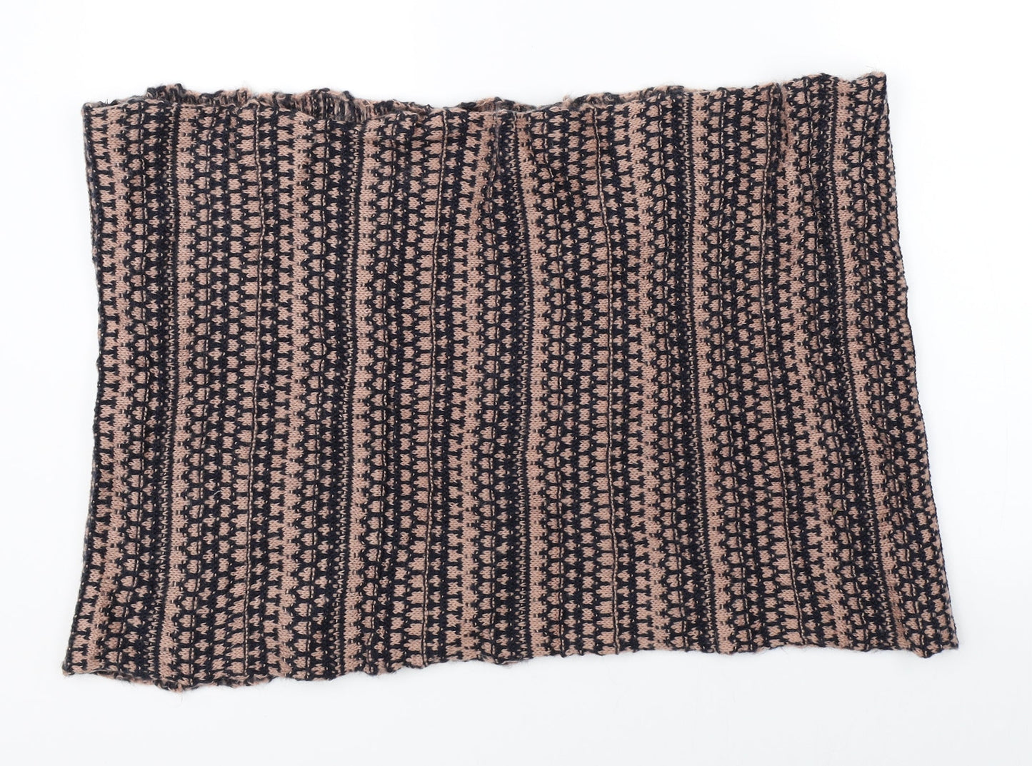 Preworn Womens Multicoloured Striped Knit  Scarf