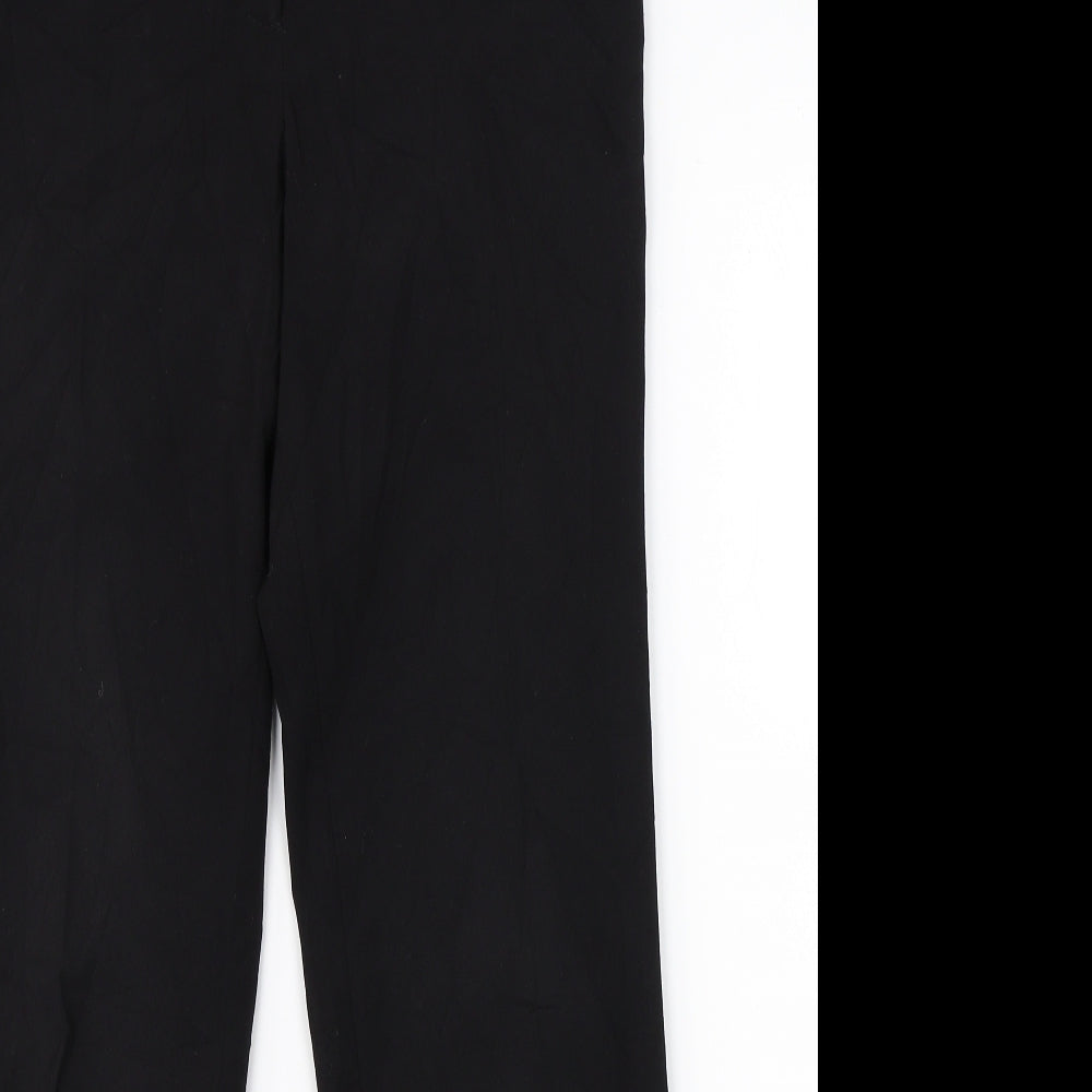 Womens UK Size 12 Dorothy Perkins Regular Fit Dress Pants Black Trousers