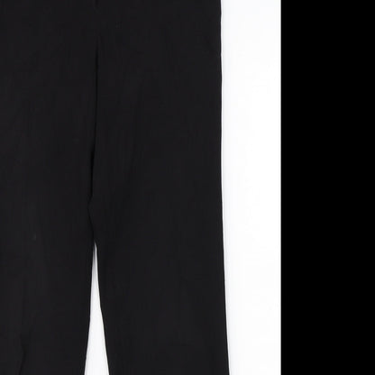 Womens UK Size 12 Dorothy Perkins Regular Fit Dress Pants Black Trousers