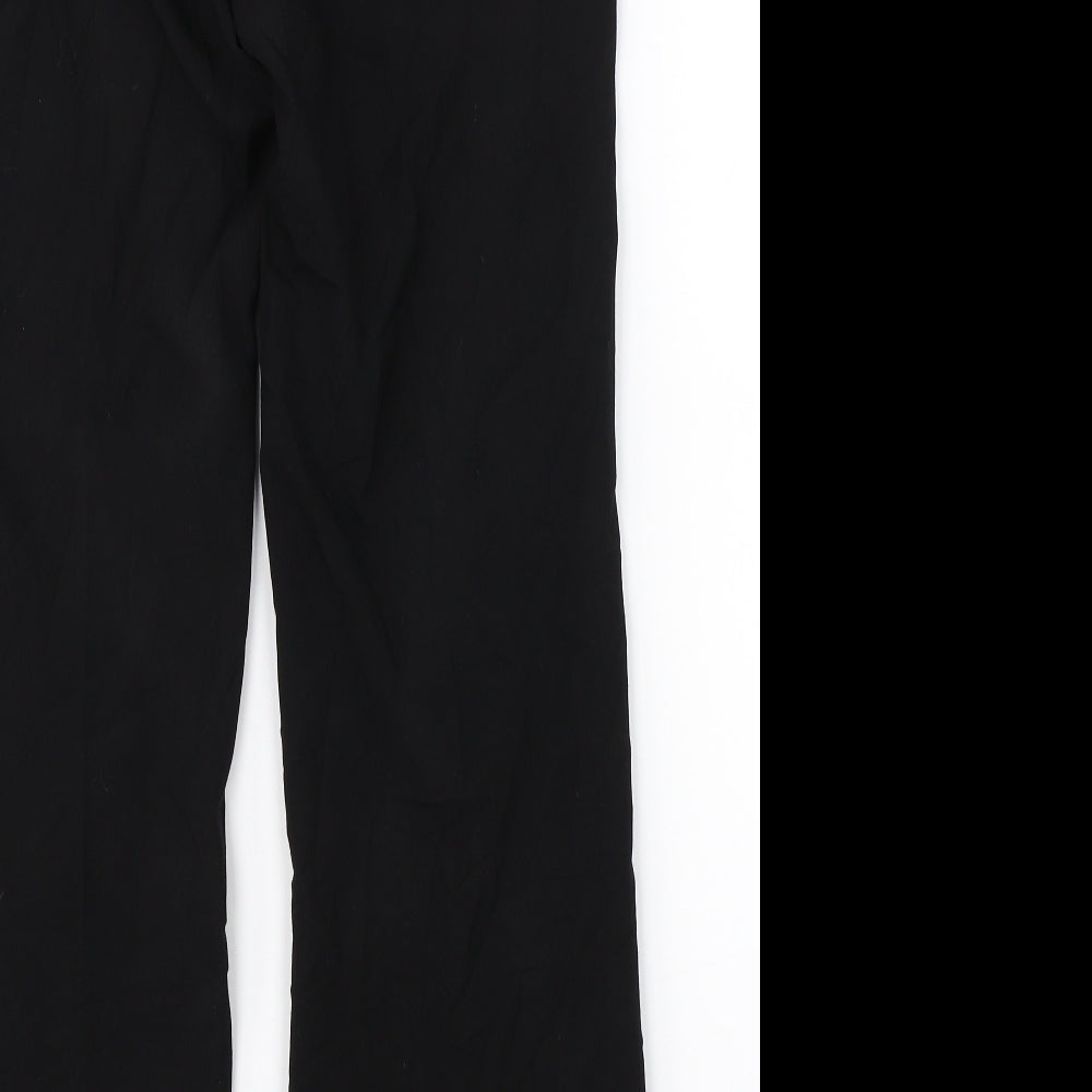 Womens UK Size 12 Dorothy Perkins Regular Fit Dress Pants Black Trousers
