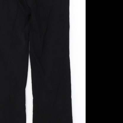 Womens UK Size 12 Dorothy Perkins Regular Fit Dress Pants Black Trousers