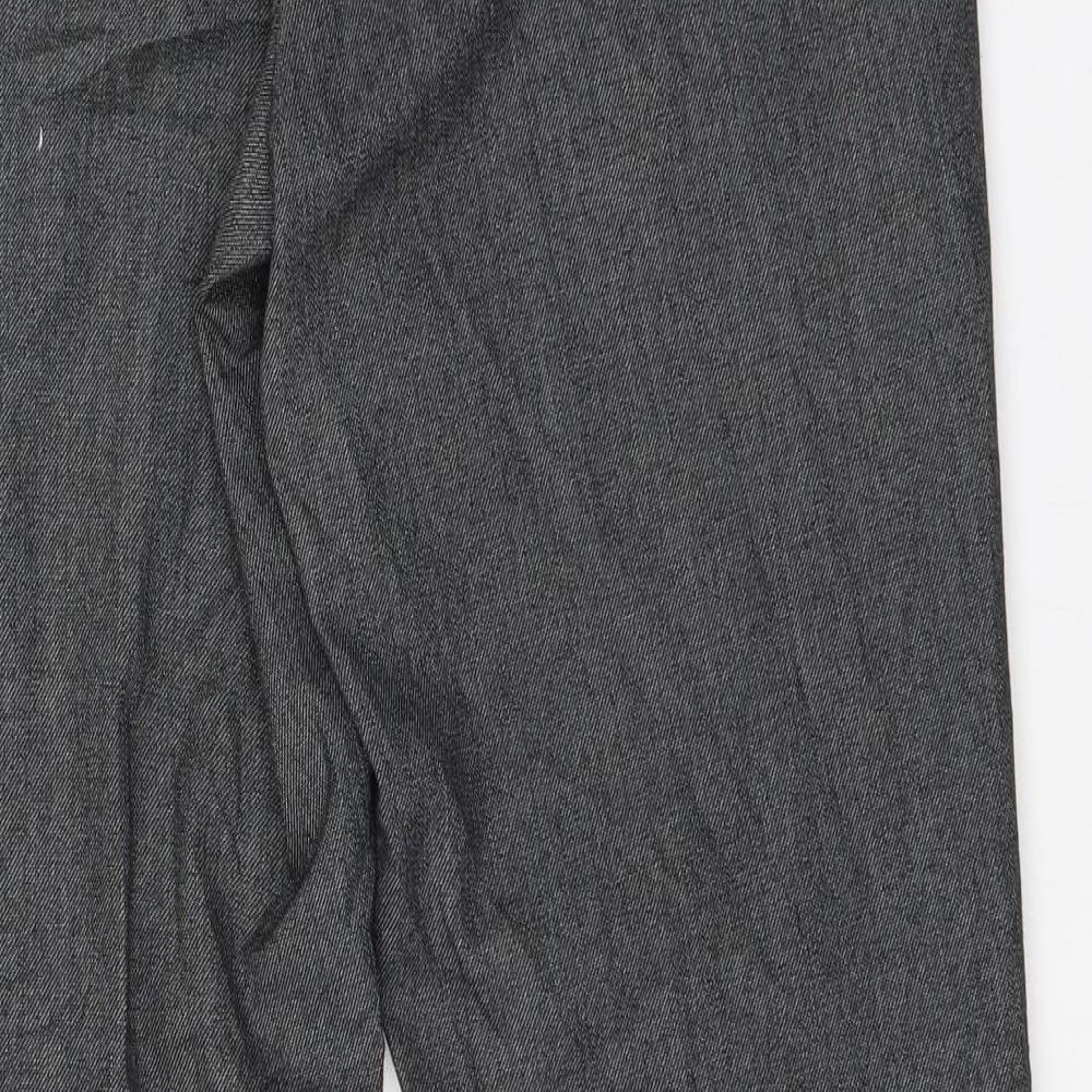 Womens UK Size 16 Preworn Regular Fit  Grey Trousers