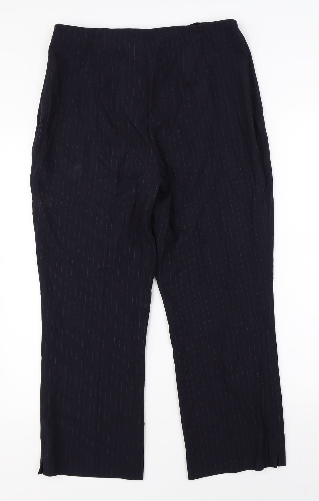 Womens UK Size 12 Marks & Spencer Regular Fit Dress Pants Black Trousers