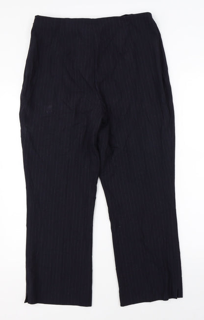 Womens UK Size 12 Marks & Spencer Regular Fit Dress Pants Black Trousers