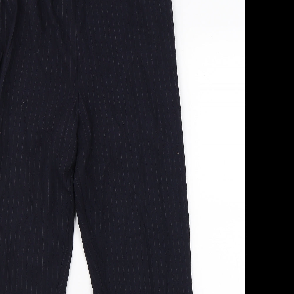 Womens UK Size 12 Marks & Spencer Regular Fit Dress Pants Black Trousers