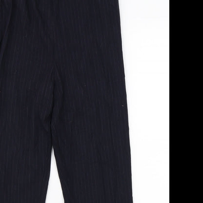 Womens UK Size 12 Marks & Spencer Regular Fit Dress Pants Black Trousers