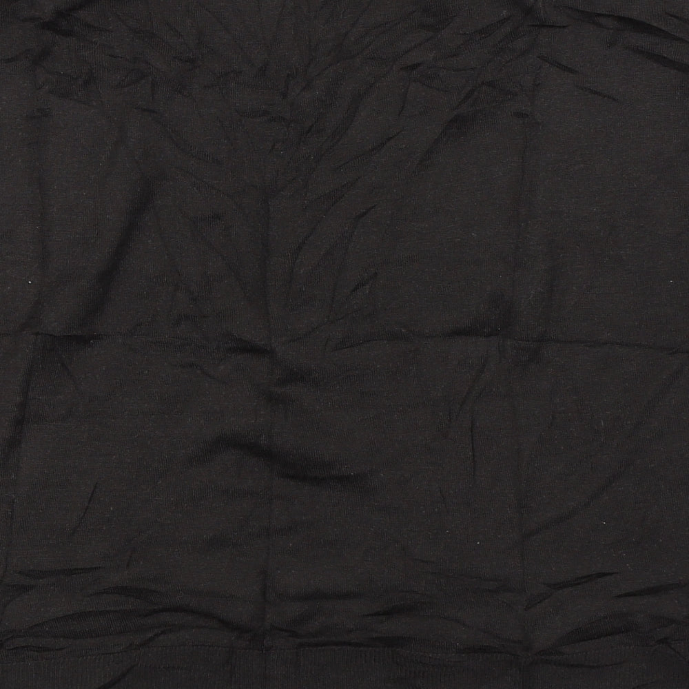 Womens UK Size S H&M Black Basic Blouse